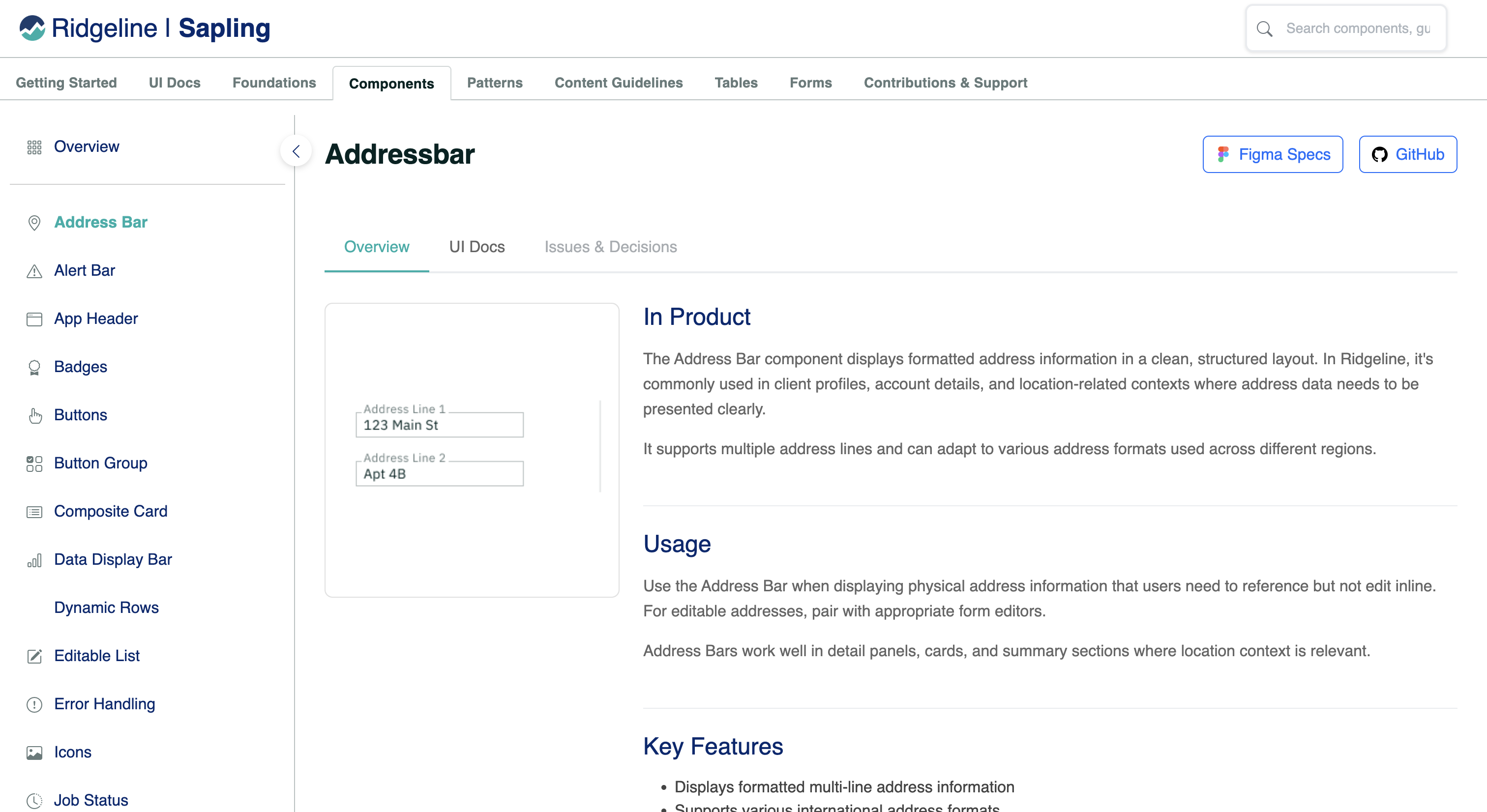 Sapling Documentation 4