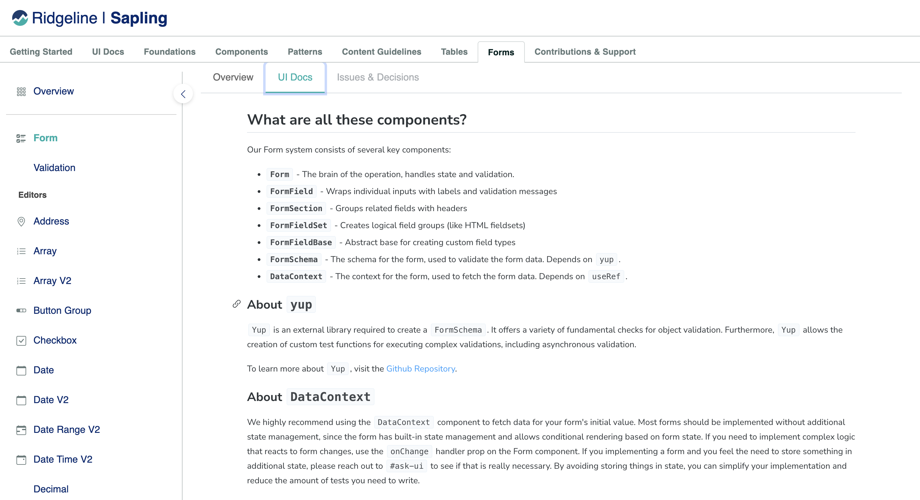 Sapling Documentation 6